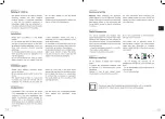 Preview for 8 page of essentiel b PTB3000 User Manual