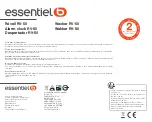 Предварительный просмотр 34 страницы Essentielb 8009579 User Manual