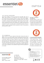 Preview for 92 page of Essentielb EMP1104 Instruction Manua