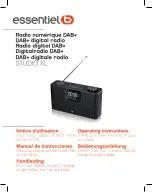 Essentielb STUDIO XL Operating Instructions Manual preview