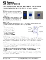 Essex Electronics Hand-E-Wave HEW-1S Installation Instructions предпросмотр