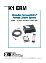 Essex Electronics K1 ERM Series Installation Instructions Manual предпросмотр