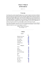 Предварительный просмотр 2 страницы Essex Electronics Terraplane Six 1933 Owner'S Manual