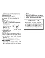 Preview for 10 page of Essick 726 Care And Use Manual