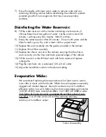 Предварительный просмотр 9 страницы Essick 826 800 Care And Use Manual