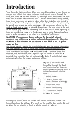 Preview for 3 page of Essick Bemis Credenza 696 400 Use And Care Manual