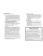 Preview for 2 page of Essick D46 720 Care And Use Manual