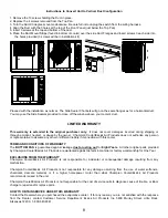 Предварительный просмотр 8 страницы Essick Excel N46W Owner'S Manual