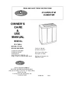 Preview for 1 page of Essick H12 Series Care And Use Manual