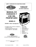 Preview for 15 page of Essick MoistAIR MA0800 Owner'S Care & Use Manual