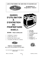 Preview for 29 page of Essick MoistAIR MA0800 Owner'S Care & Use Manual