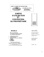 Предварительный просмотр 9 страницы Essick TD6 710 Owner'S Care & Use Manual