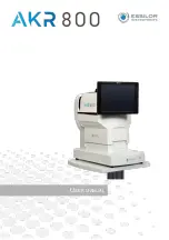 Essilor Instruments AKR 800 User Manual предпросмотр