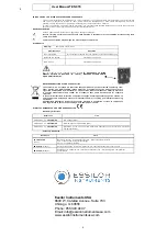 Предварительный просмотр 5 страницы Essilor Instruments TEN 070 User Manual