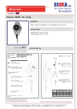 Предварительный просмотр 2 страницы Esska RASB1200 Operating Manual