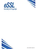 eSSL inBIO460 Series User Manual предпросмотр