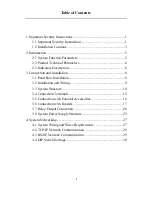 Preview for 3 page of eSSL inBIO460 Series User Manual