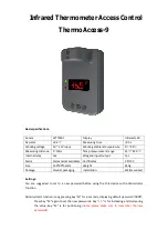 Preview for 2 page of eSSL ThermoAccess-9 User Manual