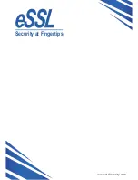 eSSL TS1000 series User Manual preview