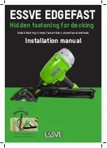 Предварительный просмотр 1 страницы ESSVE EDGEFAST Installation Manual