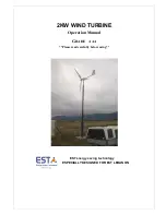 EST 2KW WIND TURBINE Operation Manual preview