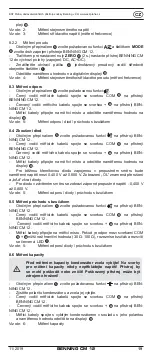 Предварительный просмотр 19 страницы EST BENNING CM 12 Operating Manual