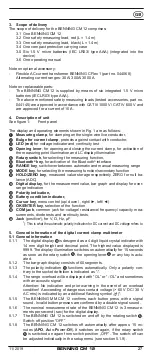 Предварительный просмотр 27 страницы EST BENNING CM 12 Operating Manual