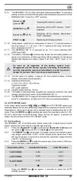 Предварительный просмотр 28 страницы EST BENNING CM 12 Operating Manual