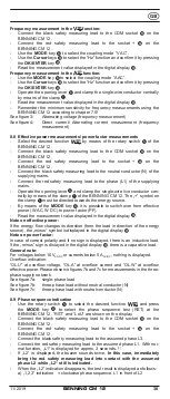 Предварительный просмотр 38 страницы EST BENNING CM 12 Operating Manual