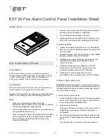 EST EST3X Installation Sheet предпросмотр