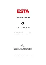 Esta 74020 Operating Manual preview