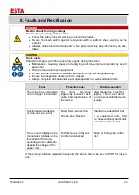 Предварительный просмотр 25 страницы Esta 74020 Operating Manual