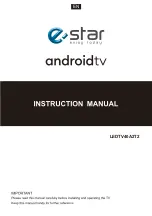 Preview for 1 page of Estar LEDTV40A2T2 Instruction Manual