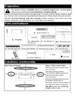 Preview for 4 page of Estate Design EFW-XB34D Owner'S Manual