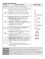 Preview for 9 page of Estate Design EFW-XB34D Owner'S Manual