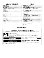 Preview for 2 page of Estate 20" Use And Care Manual