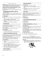 Предварительный просмотр 10 страницы Estate 20" Use And Care Manual