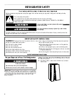 Предварительный просмотр 2 страницы Estate 2318600 Use & Care Manual