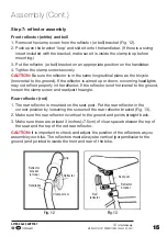 Предварительный просмотр 15 страницы Estate 704459 Instruction Manual