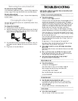 Preview for 10 page of Estate 8318478A Use And Care Manual