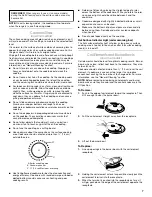 Предварительный просмотр 7 страницы Estate 9762359A Use & Care Manual