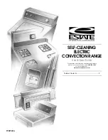 Предварительный просмотр 1 страницы Estate 9782188A Use And Care Manual