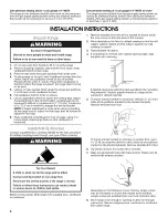 Preview for 6 page of Estate AGR3300XDW0 Installation Instructions Manual