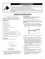 Preview for 17 page of Estate AGR3300XDW0 Installation Instructions Manual