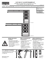 Estate CLDRK16SW Assembly/Installation Instructions предпросмотр