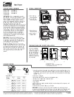 Предварительный просмотр 1 страницы Estate EGD4100S Dimension Manual