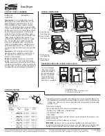 Предварительный просмотр 1 страницы Estate EGD4300T Dimension Manual