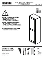 Preview for 1 page of Estate ESM1570SSW Assembly/Installation Instructions