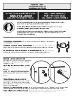 Preview for 2 page of Estate ESM1570SSW Assembly/Installation Instructions