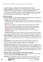 Preview for 6 page of Estate EST-EFLDBIKE Instruction Manual